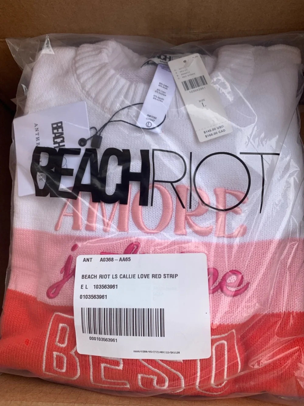 Beach Riot Calle Love Long Sleeve Sweater - Picture 5 of 6